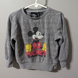 Vintage wash toddler Mickey sweatshirt